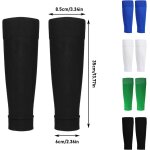 Asfasfq - chaussette couper foot 4 paires jambières de football chaussettes de protection tibia manchon ... Asfasfq - chaussette couper foot 4 paires jambières de football chaussettes de protection tibia manchon ...