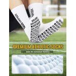 Asfasfq - chaussettes de football 2024 nouveau style 3 paires de chaussettes de football antidrapantes ...