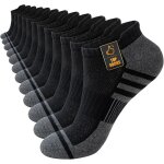 Asfasfq - chaussette homme femme, chaussettes basses courte, lot de 6 paires soquettes anti ampoule sport, ...