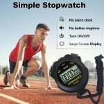 Asfasfq - chronomètre sportif avec silencieux et bouton marche / arrêt, pas de calendrier pour opération ... Asfasfq - chronomètre sportif avec silencieux et bouton marche / arrêt, pas de calendrier pour opération ...