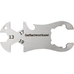 Asfasfq - cl� de bouteille de gaz en acier inoxydable, cl� multifonction pour l'ext�rieur, le camping ...