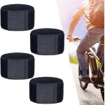 Asfasfq - clips de vlo hautement elastiques, 4 paires, serre velo, pince pantalon, attache rapide chaine ...