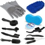 Asfasfq - clopae kit de nettoyage 12 en 1 pour vlo - kit de nettoyage pour chane de vlo, pneus, pignon, ...
