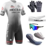 Asfasfq - combinaison de cyclisme a manches courtes pour hommecyclisme bodymens pro trifonction manches ...