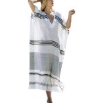 Asfasfq - coton d'été brodé floral lâche caftan boho beach bikini cover up dress grande taille robe pour ... Asfasfq - coton d'été brodé floral lâche caftan boho beach bikini cover up dress grande taille robe pour ...