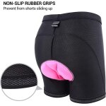 Asfasfq - cuissard de cyclisme pour femmes avec gel 3d embourrs, short femme, s - 2xl