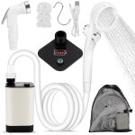 Asfasfq - diealles shine douche camping, douche portable avec batterie 5200mah, douche solaire camping ...