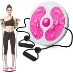 Asfasfq - disque de torsion fitness twist disque de taille avec corde, disque de torsion de la taille ...