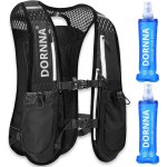 Asfasfq - dornna ultra terra v2 - sac trail + 2 pcs gourde souple 500 ml sans bpa, sac hydratation running ...