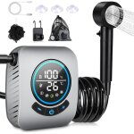 Asfasfq - douche camping, douche portable, kit douche de camping, pompe de douche electrique rechargeable, ...