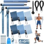 Asfasfq - elastiques musculation barre de pilates - 2025 kit fitness maison avec 6 bandes de résistance ... Asfasfq - elastiques musculation barre de pilates - 2025 kit fitness maison avec 6 bandes de résistance ...