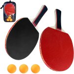 Asfasfq - ensemble de raquettes de ping - pong avec 2 raquettes, 3 balles mate et 1 sac, qualité professionnel ... Asfasfq - ensemble de raquettes de ping - pong avec 2 raquettes, 3 balles mate et 1 sac, qualité professionnel ...
