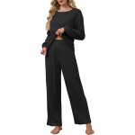 Asfasfq - ensemble survêtement femme 2 pièces loungewear haut a manches longue et pantalon tenue décontracté ... Asfasfq - ensemble survêtement femme 2 pièces loungewear haut a manches longue et pantalon tenue décontracté ...