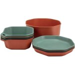 Asfasfq - ensemble de table complet 9 pièces, vaisselle de camping, 4 assiettes, 4 bols, 1 litre, quatre ... Asfasfq - ensemble de table complet 9 pièces, vaisselle de camping, 4 assiettes, 4 bols, 1 litre, quatre ...