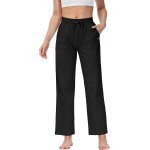 Asfasfq - femmes joggers coton yoga sport pantalon taille haute formation longue course avec poches - ... Asfasfq - femmes joggers coton yoga sport pantalon taille haute formation longue course avec poches - ...