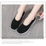 Asfasfq - femmes nouveau style casual chaussures de marche sans lacets semelle souple confortable lger ...