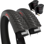 Asfasfq - fincci pneus 26x4. 00 pouces - paire pneus fat bike con 2x chambres a air de valve schrader ...