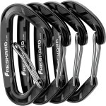 Asfasfq - freskaro mousqueton dgaines, aluminium 7075, 15kn - 1529kg, mousquetons avec ressort acier ...