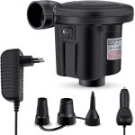 Asfasfq - gonfleur electrique, pompe a air electrique avec 3 buses, 2 en 1 gonfleur / degonfleur pour ...