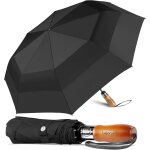 Asfasfq - grand parapluie pliable 137, 2 cm ouverture et fermeture automatique taille golf et 210t dupont ...