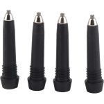 Asfasfq - haosie embout baton canne de marche, 4 pices embout baton de randonne en acier au carbone ...