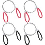Asfasfq - hjzhii 4 pices 80 cm scie fil, scie a main pour bois et plastique, en acier inoxydable avec ...