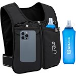 Asfasfq - hmakgg gilet hydratation running femme homme, gourde souple 470ml, sac hydratation running ...