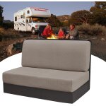 Asfasfq - housse de canap extensible en jacquard pour camping - car, caravane, canap de camping, protection ...