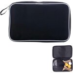 Asfasfq - housse raquette de tennis de table etui portable noir pour 2 raquettes et 3 balles, sac de ... Asfasfq - housse raquette de tennis de table etui portable noir pour 2 raquettes et 3 balles, sac de ...