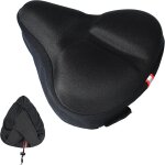 Asfasfq - housse de selle en gel, coussin pour vélo avec bandes réfléchissante, grande selle de vélo ... Asfasfq - housse de selle en gel, coussin pour vélo avec bandes réfléchissante, grande selle de vélo ...