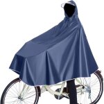 Asfasfq - impermable a l'eau cyclisme capes, unisexe poncho vlo, avec chapeau, pour bicyclettes, vtt, ...