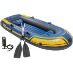 Asfasfq - intex - 68370np - set bateau 3 places challenger 3 (inclus rames et gonfleur)