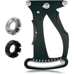 Asfasfq - jauge de tension de rayon de vélo, tensiomètre de bicyclette avec 2 clés a rayons, outils pour ... Asfasfq - jauge de tension de rayon de vélo, tensiomètre de bicyclette avec 2 clés a rayons, outils pour ...