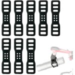 Asfasfq - lajup 8 pices sangles en silicone pour vlo - support de vlo - sangle fixe - sangle en silicone ...
