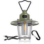 Asfasfq - lampe led camping rechargeable - lumire portable avec batterie intgre 3000mah, 3 modes d'clairag ...