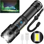 Asfasfq - lampe torche led ultra puissante - 1000000 lumens de poche rechargeable etanche ipx7 7 modes ...