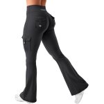 Asfasfq - legging evas pour femme avec 4 poches invisibles scrunch butt - taille haute - pantalon evas ...