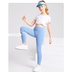 Asfasfq - legging sport gymnastique pantalon long fille lot de 3