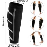 Asfasfq - manches a compression de mollet chaussettes contention pour jambes bas de contention des mollets ...
