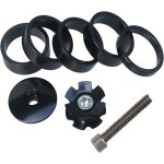 Asfasfq - meiso 8 pices bicyclette entretoise potence bouchon guidon 1 1 / 8  entretoise de direction ...