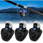 Asfasfq - mizikuu lot de 3 dtecteurs de touche electroniques a led light - strike led - alarme de pche ...