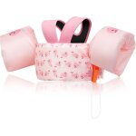 Asfasfq - moko gilet de natation ajustable pour enfants de 20 a 50 lbs, brassard de natation a double ...