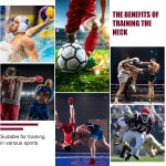 Asfasfq - neck trainer neck training, harnais de cou pour le sport de force, civire de cou, entraneur ...