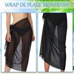 Asfasfq - noir wrap plage de femmes, couverture de bikini jupes wrap avec boucle anti - exposition, jupe ... Asfasfq - noir wrap plage de femmes, couverture de bikini jupes wrap avec boucle anti - exposition, jupe ...