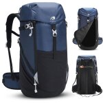 Asfasfq - outplea grand sac a dos randonne 50l, etanche sac a dos de voyage avec ouverture frontale, ...