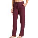 Asfasfq - pantalon de jogging en coton pour femme - pantalon de yoga ouvert en bas - pantalon de loisirs ...