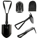 Asfasfq - pelle pliante 58cm, pelle a neige, pelle multifonction extra stable haute rsistance en acier ...