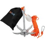 Asfasfq - petite ancre de bateau kit pliable grappin ancre en acier carbone pour canoë jet ski sup & ... Asfasfq - petite ancre de bateau kit pliable grappin ancre en acier carbone pour canoë jet ski sup & ...