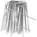 Asfasfq - piquets de jardin 50 pcs, agrafes paillage acier inoxydable piquets de fixation en acier pour ... Asfasfq - piquets de jardin 50 pcs, agrafes paillage acier inoxydable piquets de fixation en acier pour ...
