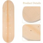 Asfasfq - planche de skate vierge enfant 43cm - diy hand painted, 7 couches d'érable, double face, idéal ... Asfasfq - planche de skate vierge enfant 43cm - diy hand painted, 7 couches d'érable, double face, idéal ...